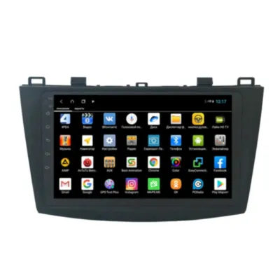 Магнитола для Mazda 3 2009-2012 Parafar (cо встроенным модулем для подключения камер 360) на Андроид 13 PF034XHD360