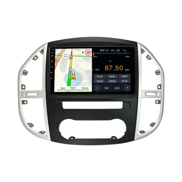 Магнитола для Mercedes-Benz Vito 3 W447 2014-2020 Parafar на Андроид 12.0 PF477RGu