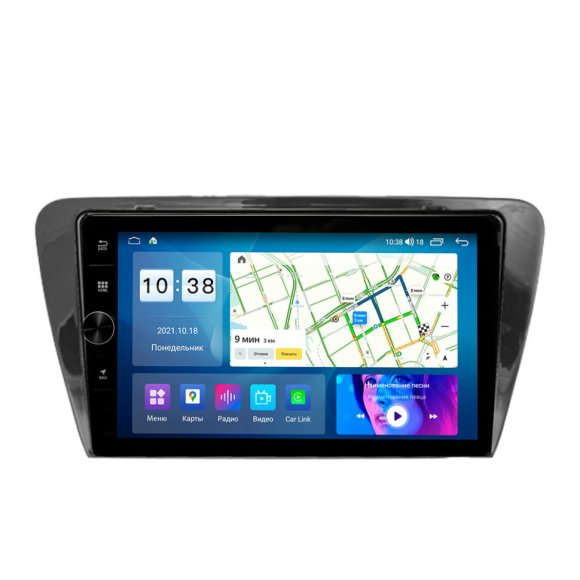 Магнитола для Skoda Rapid 1, 1 рест 2012-2020 глянцевая Parafar на Андроид 13.0 PF943T2FHDAV