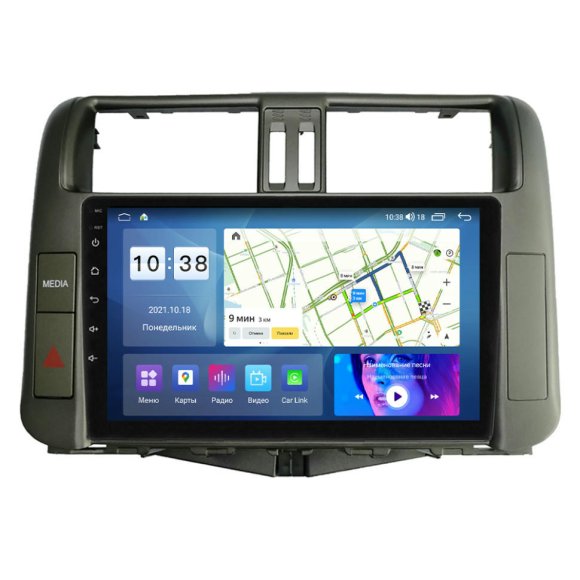 Магнитола для Toyota Land Cruiser Prado 150 2010-2012 Parafar на Андроид 13.0 PF065RNF