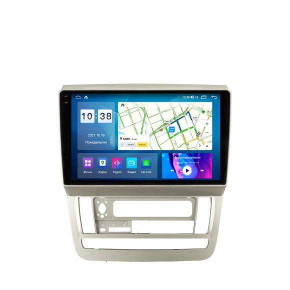 Магнитола для Toyota Alphard 2003-2007 золотисто-серая, правый руль, низкая комплектация Parafar на Андроид 11.0 PF598LUX1Lite
