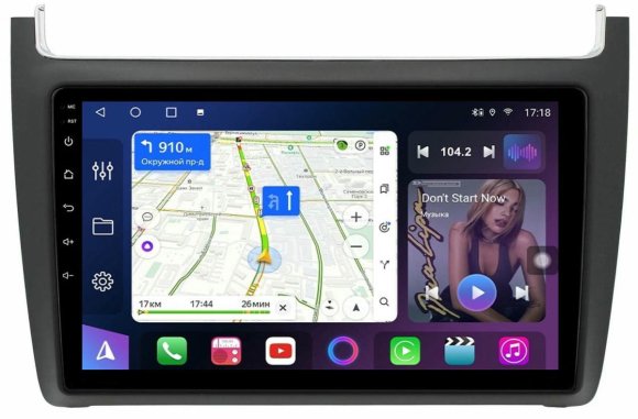 FarCar s500 Plus для VW Polo на Android (BM910M черная)