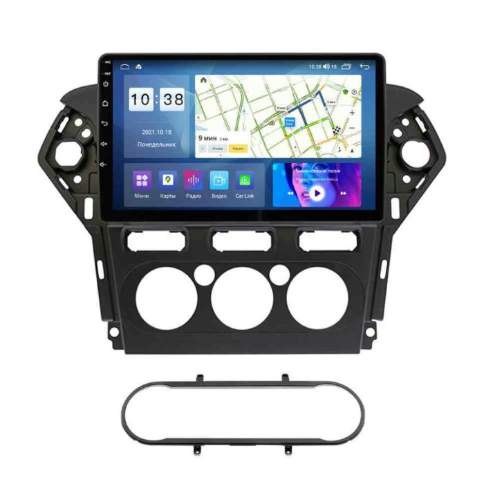 Магнитола для Ford Mondeo 2010-2015 без Navi Parafar на Андроид 10.0 PF145TRG