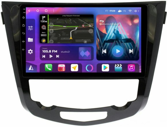 FarCar s400 Super HD для Nissan Qashqai, X-Trail на Android (XL665M климат)
