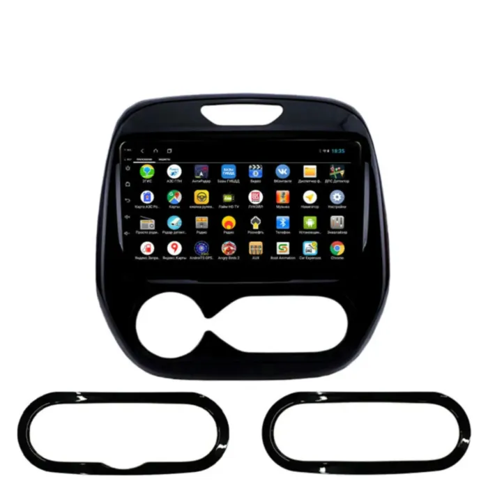 Магнитола для Renault Kaptur 2018 Manual Ac/Ac Parafar (cо встроенным модулем для подключения камер 360) на Андроид 13 PF158XHD360