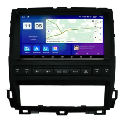 Магнитола для Toyota Cruiser Prado 120 2000-2009 автомобиль с экраном Parafar на Андроид 13.0 PF456T2LUX3RN2K