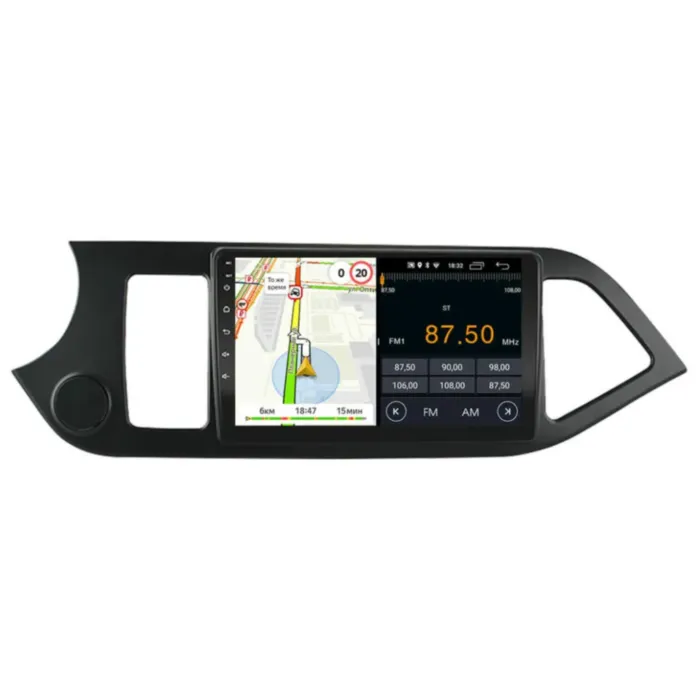 Магнитола для KIA Picanto 2 2011-2017 Parafar на Андроид 14.0 PF411LUX1THD