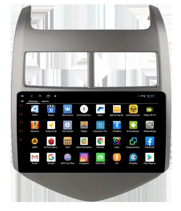 Магнитола для Chevrolet Aveo 2011-2014 Parafar (cо встроенным модулем для подключения камер 360) на Андроид 13 PF992XHD360