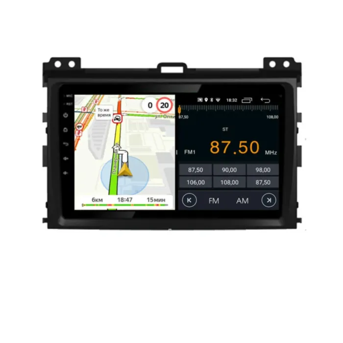 Магнитола для Toyota Land Cruiser Prado 120 2002-2009 Parafar на Андроид 13.0 PF456RNP