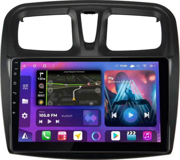 FarCar s400 для Renault Logan, Sandero на Android (TM3051M)
