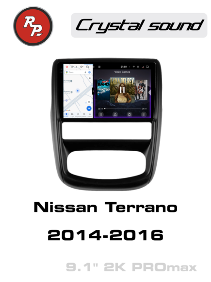 RedPower 85359PROmax для Nissan Terrano (2014-2016) для авто с прямоугольной магнитолой