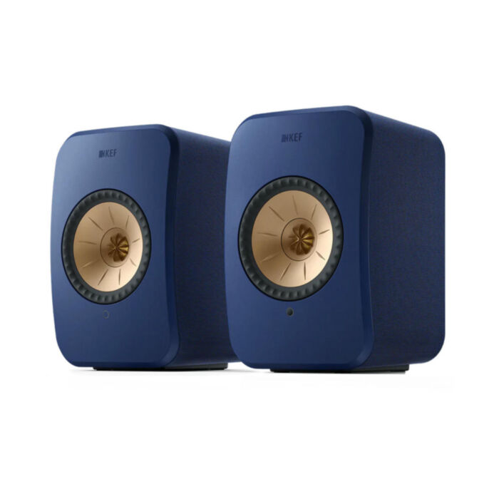 KEF LSX II Cobalt Blue + S1 Floor Stand