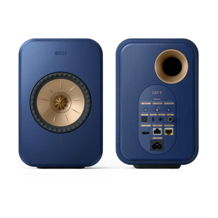 KEF LSX II Cobalt Blue + S1 Floor Stand