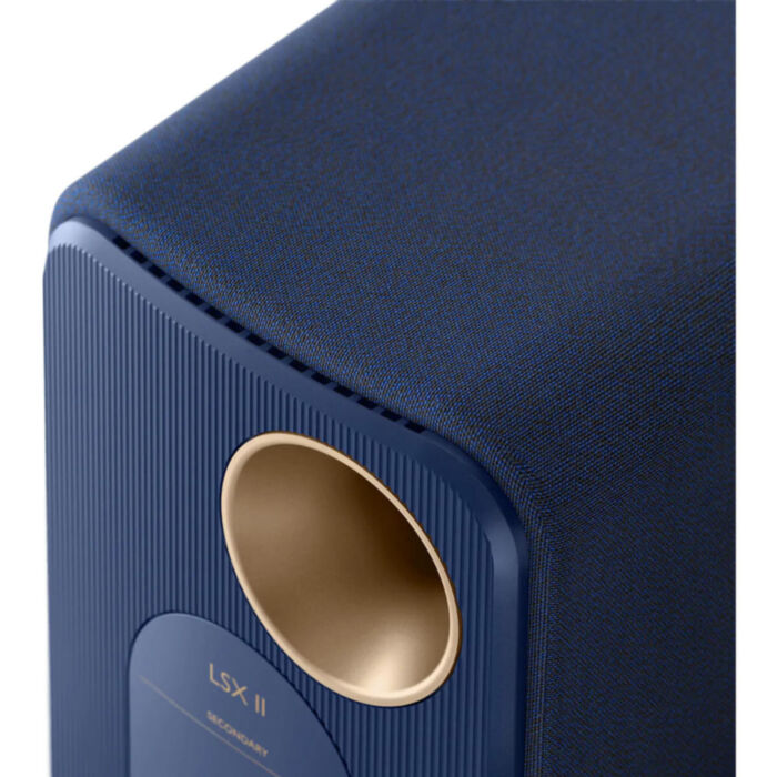 KEF LSX II Cobalt Blue + S1 Floor Stand