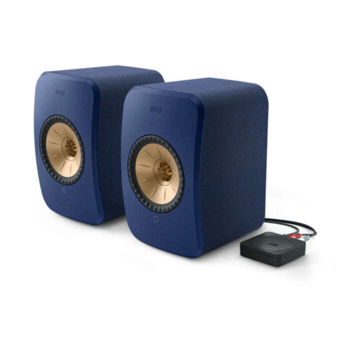 KEF LSX II Cobalt Blue + S1 Floor Stand