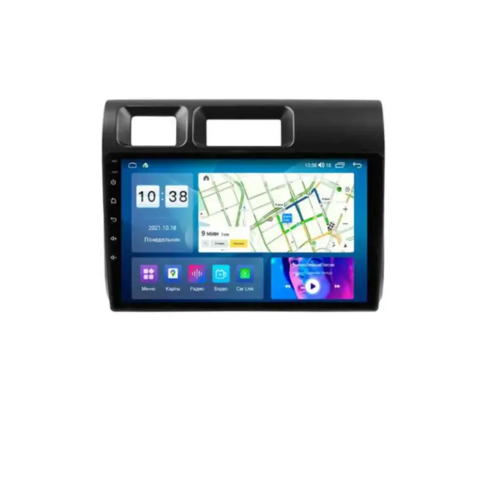 Магнитола для Toyota Land Cruiser 8 J70 2023-2024 черная матовая Parafar на Андроид 13.0 PF416LUX1MHD