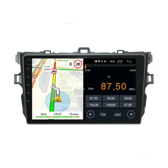 Магнитола для Toyota Corolla 2008-2010 Black Parafar на Андроид 13.0 PF692FHD