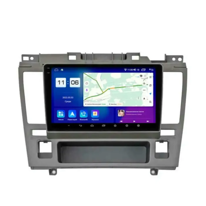 Магнитола для Nissan Tiida 2004-2013 Parafar (cо встроенным модулем для подключения камер 360) на Андроид 13.0 PF393T1LUX1U2K360