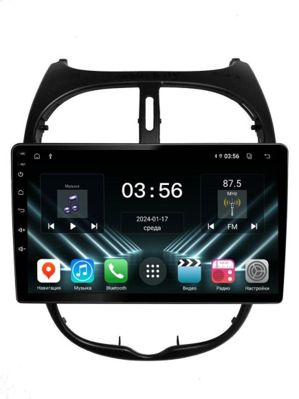 FarCar для Peugeot 206 на Android (DX778M)