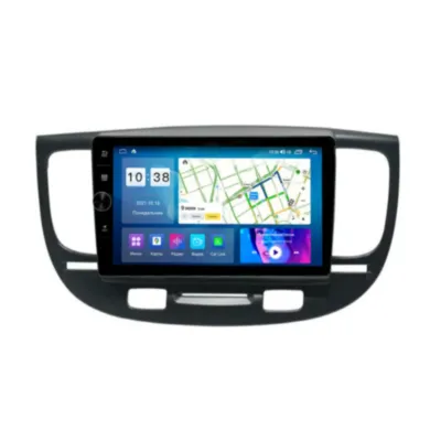 Магнитола для Kia Rio 2005-2011 матовая черная Parafar на Андроид 13.0 PF887LUX1FHDAV