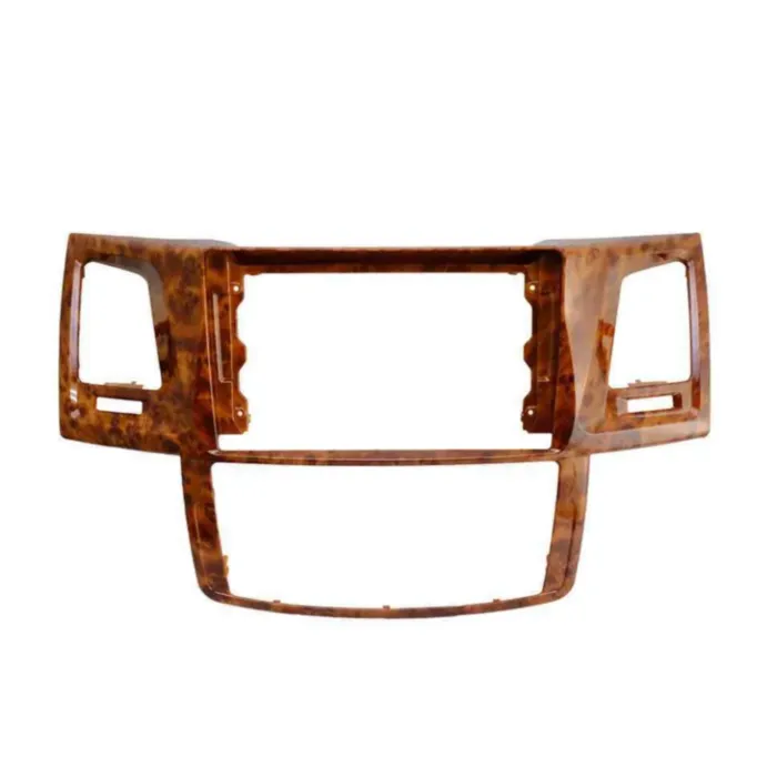 Магнитола для Toyota Hilux/Fortuner 2005-2008 авто с кондиционером цвет Дерево Parafar на Андроид 14.0 PF066ACWKHD