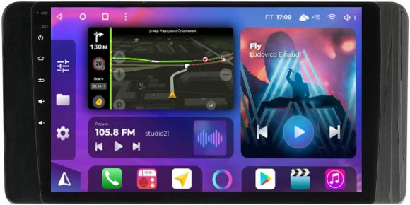 FarCar s400 для VW Polo, Skoda Rapid на Android (TM3017M)