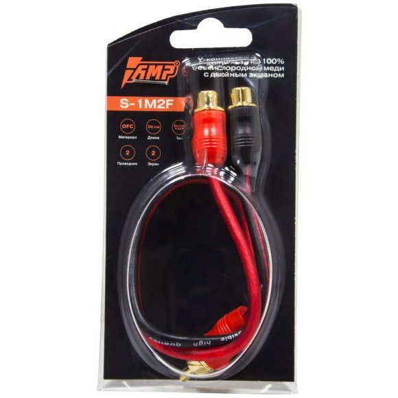 AMP S-1M2F RCA-Разветвитель 1ПАПА-2МАМА