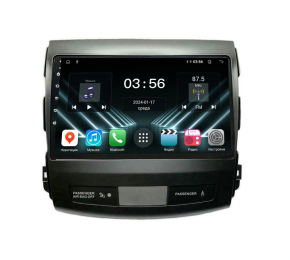 FarCar для Mitsubishi Outlander XL,Citroen C-Crosser, Peugeot 4007 на Android (DX056M)