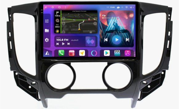 FarCar s400 2K для Mitsubishi L200 кондиционер на Android (XXL3075M)
