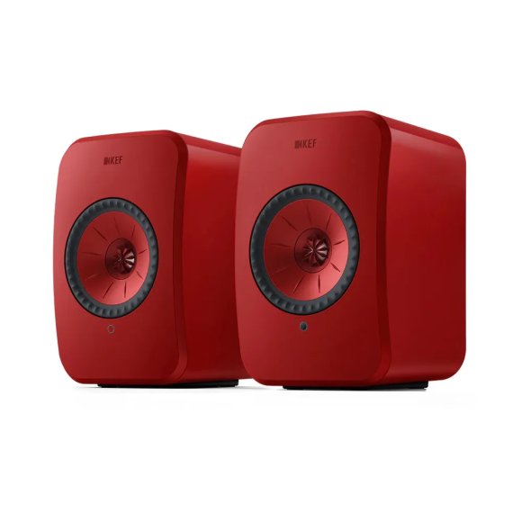 KEF LSX II Lava Red
