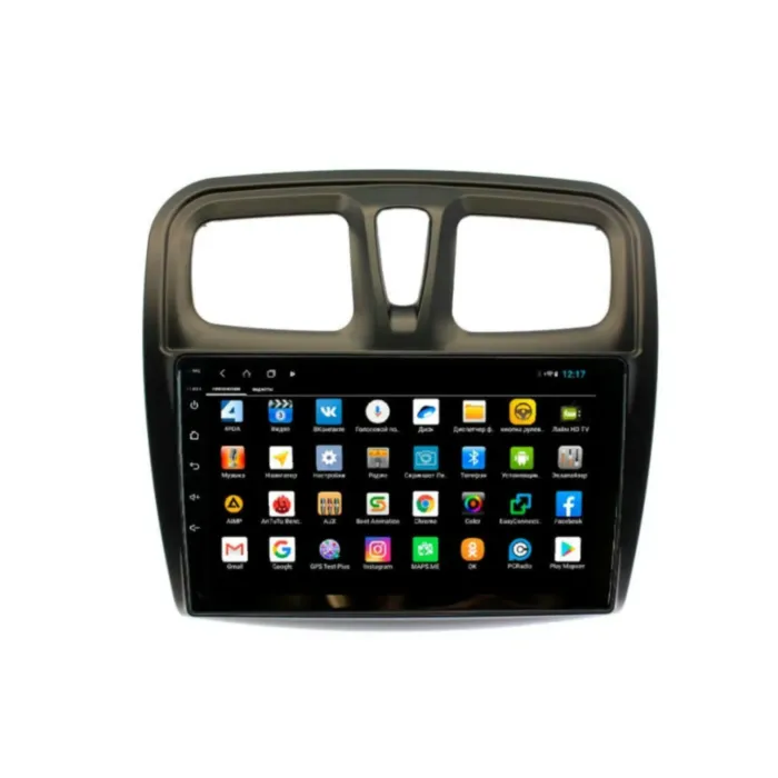 Магнитола для Renault Logan/Sandero Stepway 2015+ Parafar (cо встроенным модулем для подключения камер 360) на Андроид 13 PF174XHD360