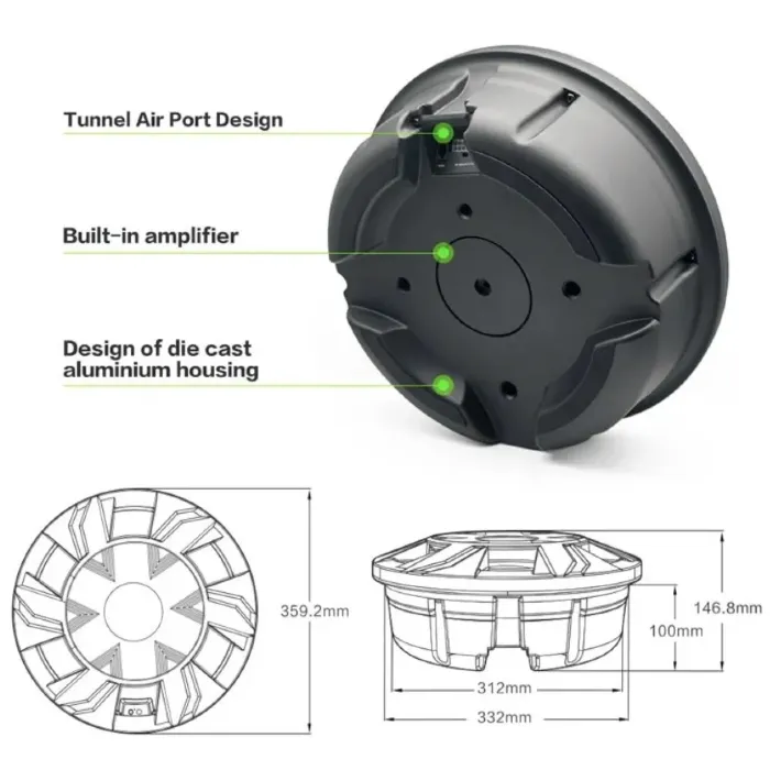 Sennuopu SW 2010T Pro Bass Active