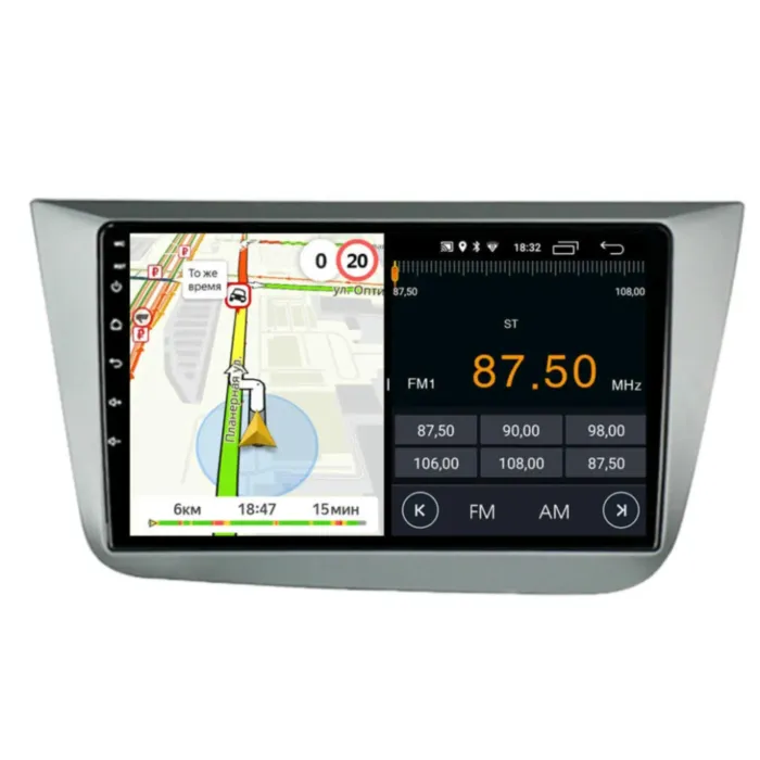 Магнитола для Seat Altea 2004-2015 Parafar на Андроид 14.0 PF350THD