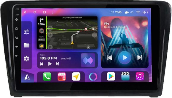 FarCar s400 для Skoda Rapid на Android (TM3043M)