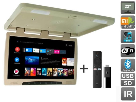 AVEL AVS2220MBE + Xiaomi Mi TV Stick + AV1252DC