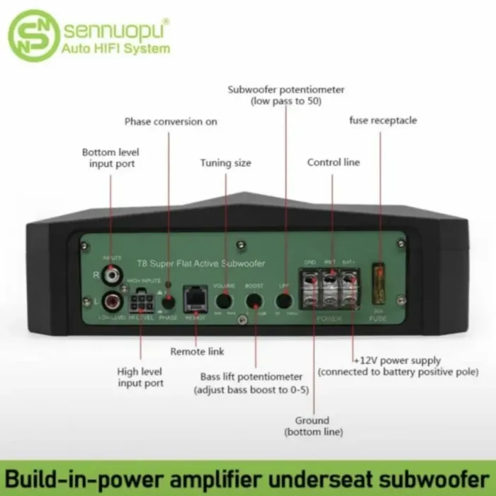 Sennuopu SW T8 Pro Bass Active