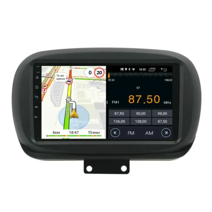 Магнитола для Fiat 500x 2014+ Parafar на Андроид 14.0 PF600THD