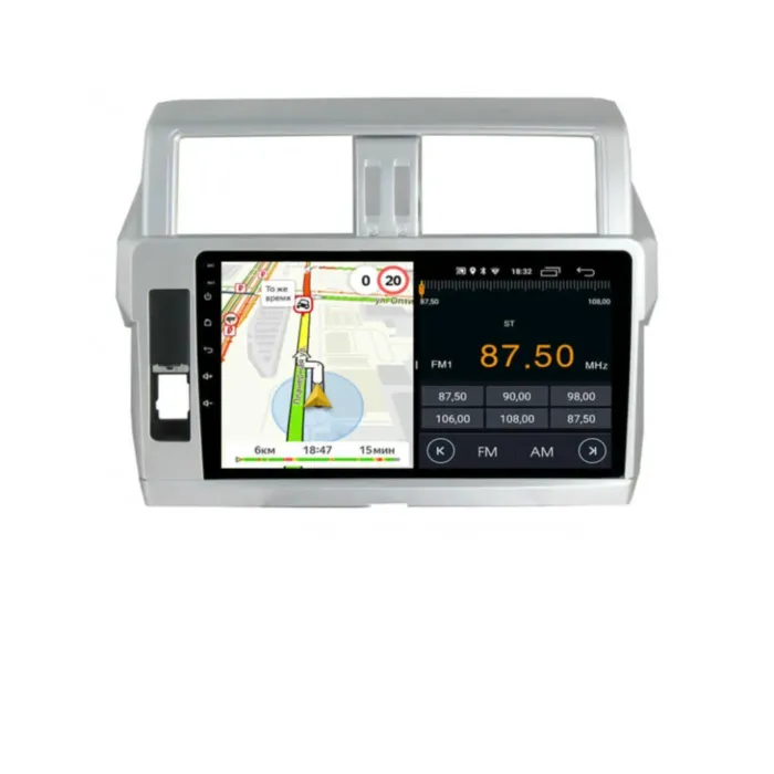 Магнитола для Toyota Land Cruiser Prado 150 2013-2017 Parafar (cо встроенным модулем для подключения камер 360) на Андроид 13.0 PF347RNP360