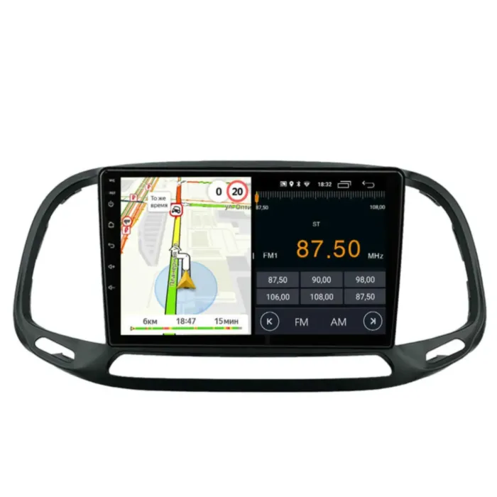 Магнитола для Fiat Doblo 2016-2019 Parafar на Андроид 14.0 PF605THD