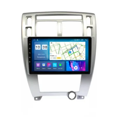 Магнитола для Hyundai Tucson 2006-2013 серебристая Parafar на Андроид 14 PF886LUX1THD