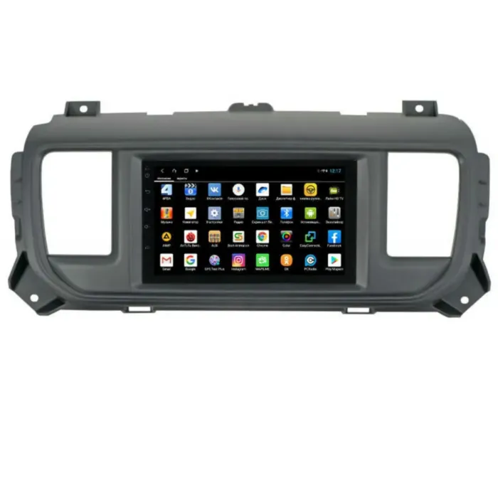 Магнитола для Peugeot Expert 2016+/Traveller 2016+ и Citroen Dispatch 2016+/Jumpy 2016+/Spacetourer 2016+/Opel Vivaro 2020/Opel Vivaro 2020 Parafar на Андроид 13.0 PF555XHD7