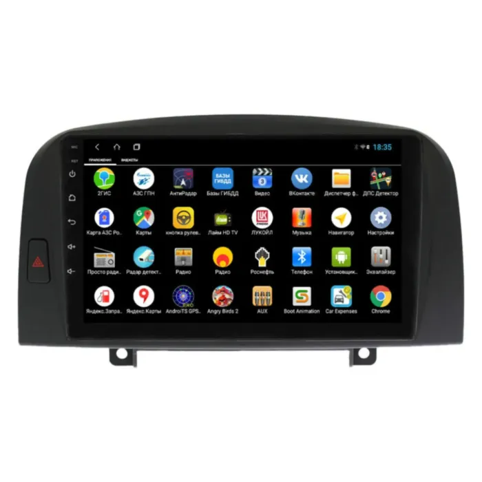 Магнитола для Hyundai Sonata 2005-2011 Parafar (cо встроенным модулем для подключения камер 360) на Андроид 13 PF312XHD360