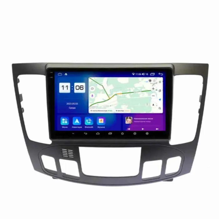 Магнитола для Hyundai Sonata NF 2008-2010 климат-контроль Parafar на Андроид 13.0 PF563LUX1U2K