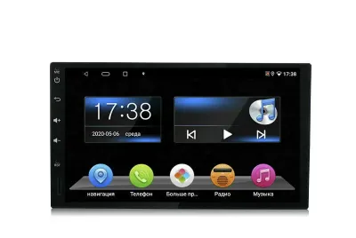 Универсальная магнитола 2 дин Parafar 7 дюймов 178*100 на Андроид 10.0 PF002Slim