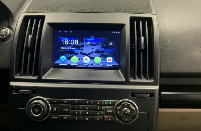 Универсальная магнитола 2 дин Parafar 7 дюймов 178*100 на Андроид 10.0 PF002Slim