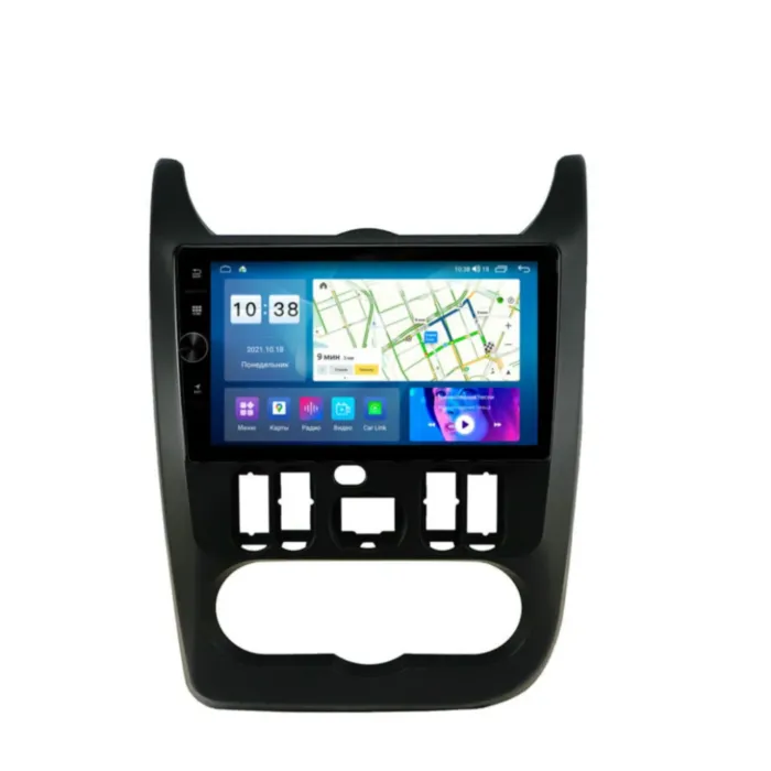 Магнитола для Renault Logan/Sandero 2009-2014 цвет Черный Parafar на Андроид 13.0 PF175T2FHDAV