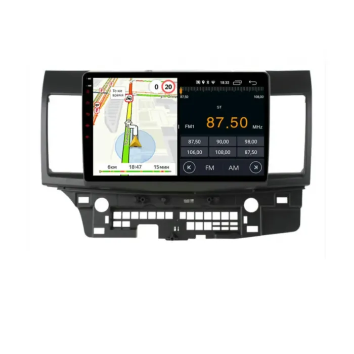 Магнитола для Mitsubishi Lancer X 2007+ Parafar на Андроид 13.0 PF970LUX1U2K