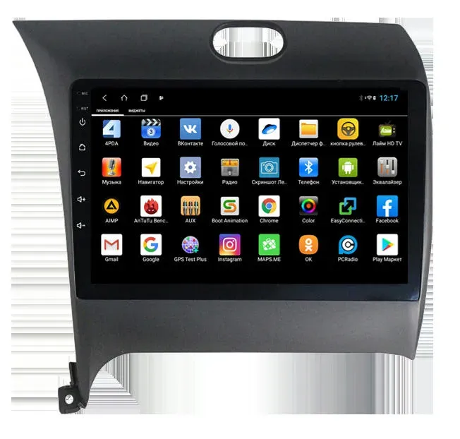 Магнитола для Kia Cerato 2013+ Parafar (cо встроенным модулем для подключения камер 360) на Андроид 13 PF280XHD360