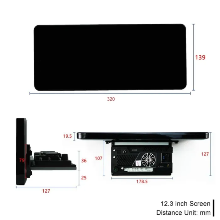 RedPower 850 PROplus 12/256 Гб 12.3 дюймa XLM (без рамки и проводки)