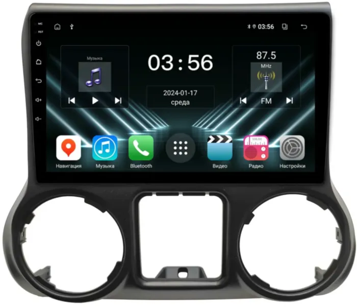 FarCar для Jeep Wrangler 3 JK 2011-2014 на Android (DX3295M)